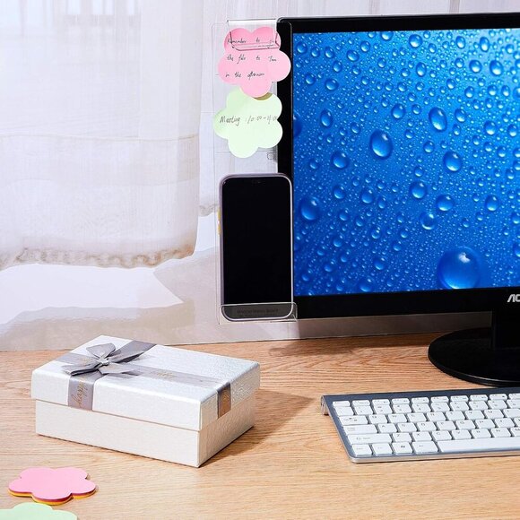 2 Pcs Multifunction Computer Monitor Memo Board Computer Message Board Side Pane - Picture 6 of 6